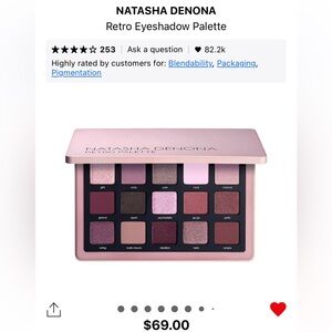 Natasha Denona Retro eyeshadow Palette